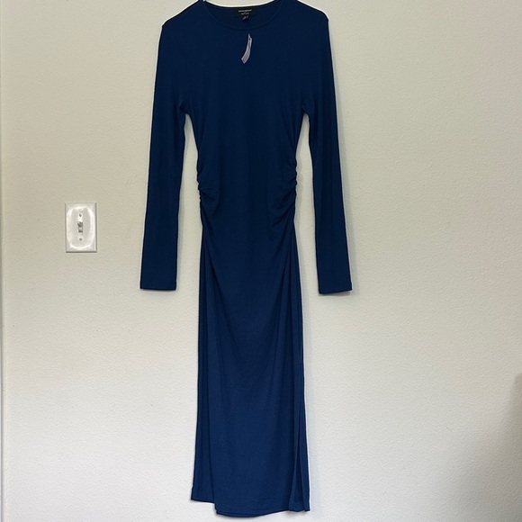 Banana Republic Navy Long Sleeve Dress - Picture 1 of 5